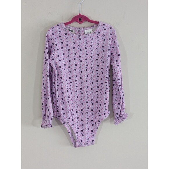 New Vintage 1990’s Young Hearts Purple Corduroy Flower Overall Set Dress (4T) - Picture 8 of 8